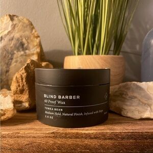BLIND BARBER 60 proof hair wax  tonka bean